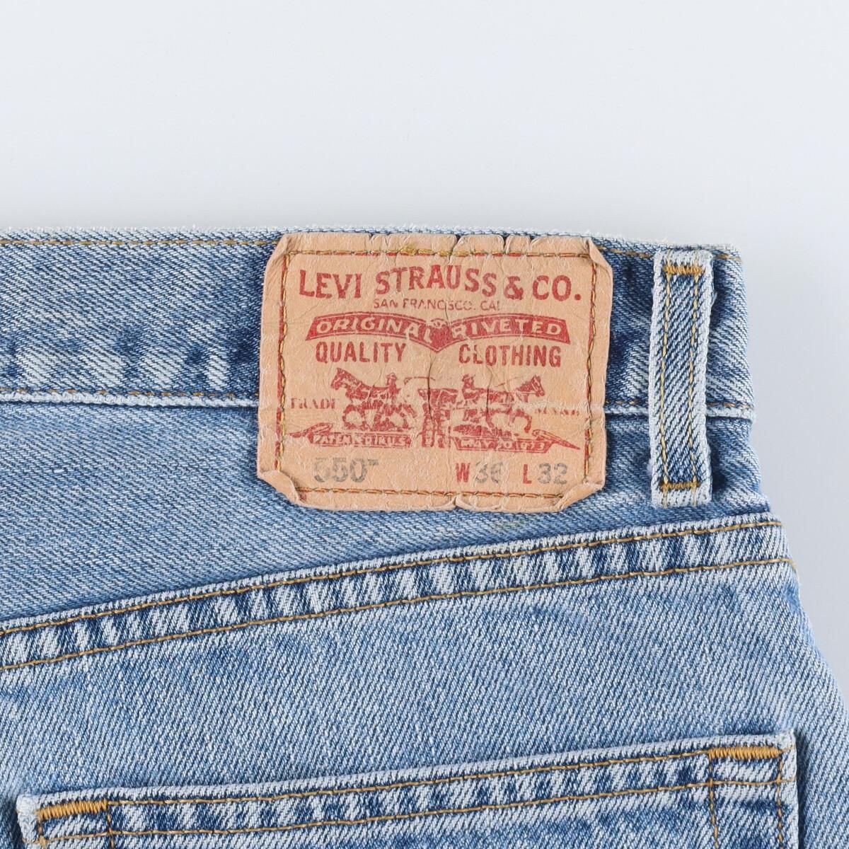 古着 リーバイス Levi's 550 RELAXED FIT テーパードジーンズ デニム