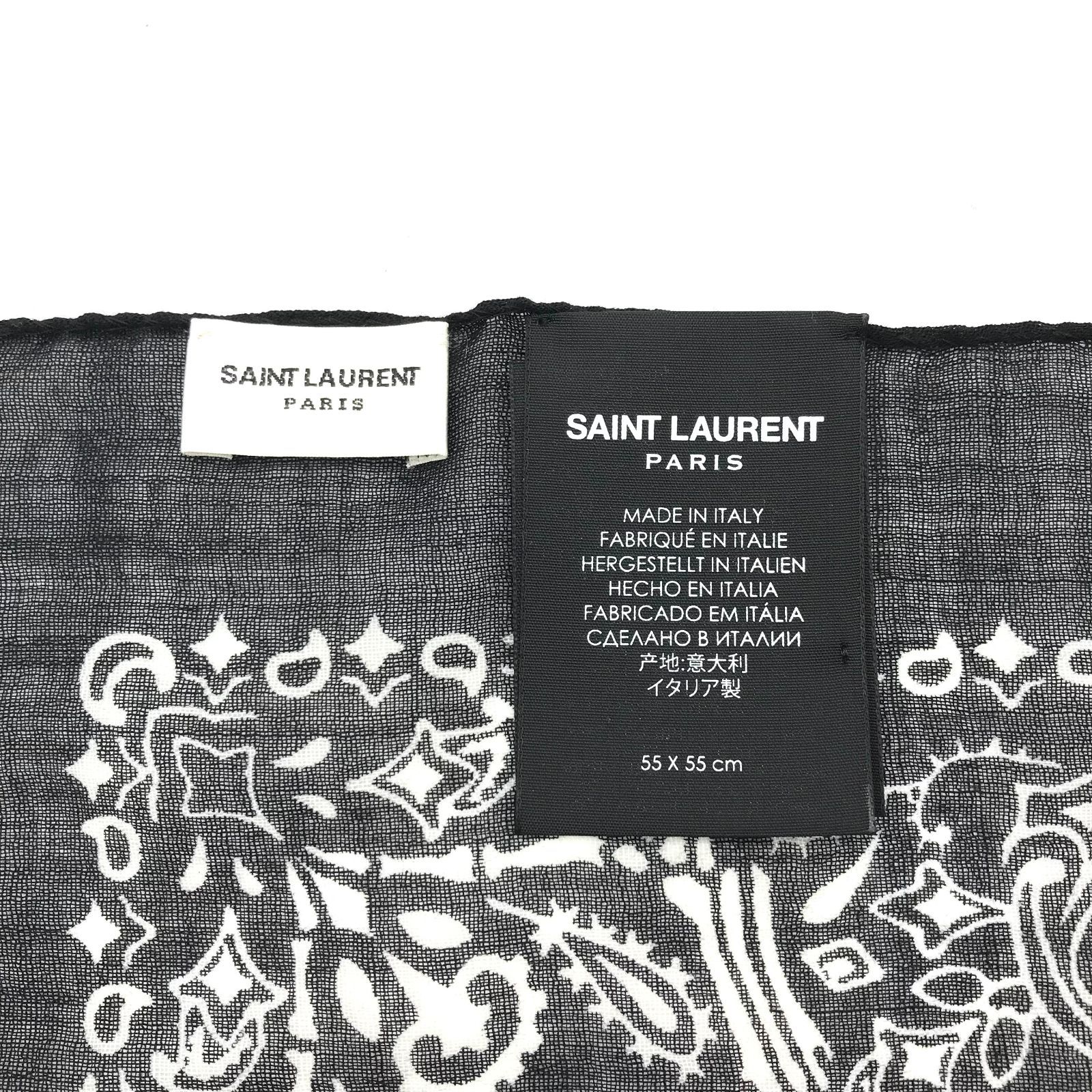 ▽【未使用品/SAランク】サンローラン/SAINT LAURENT バンダナ 