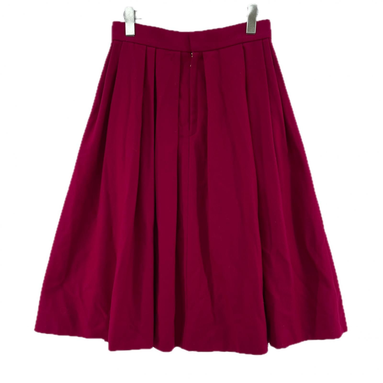 Drawer ドゥロワー ウールフリルスカート size38 ピンク