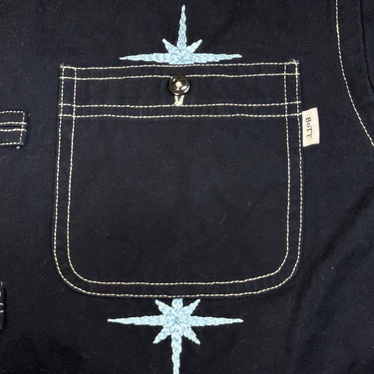 BoTT 231BOTT01 スパークル チャイナシャツ ジャケット ボット M