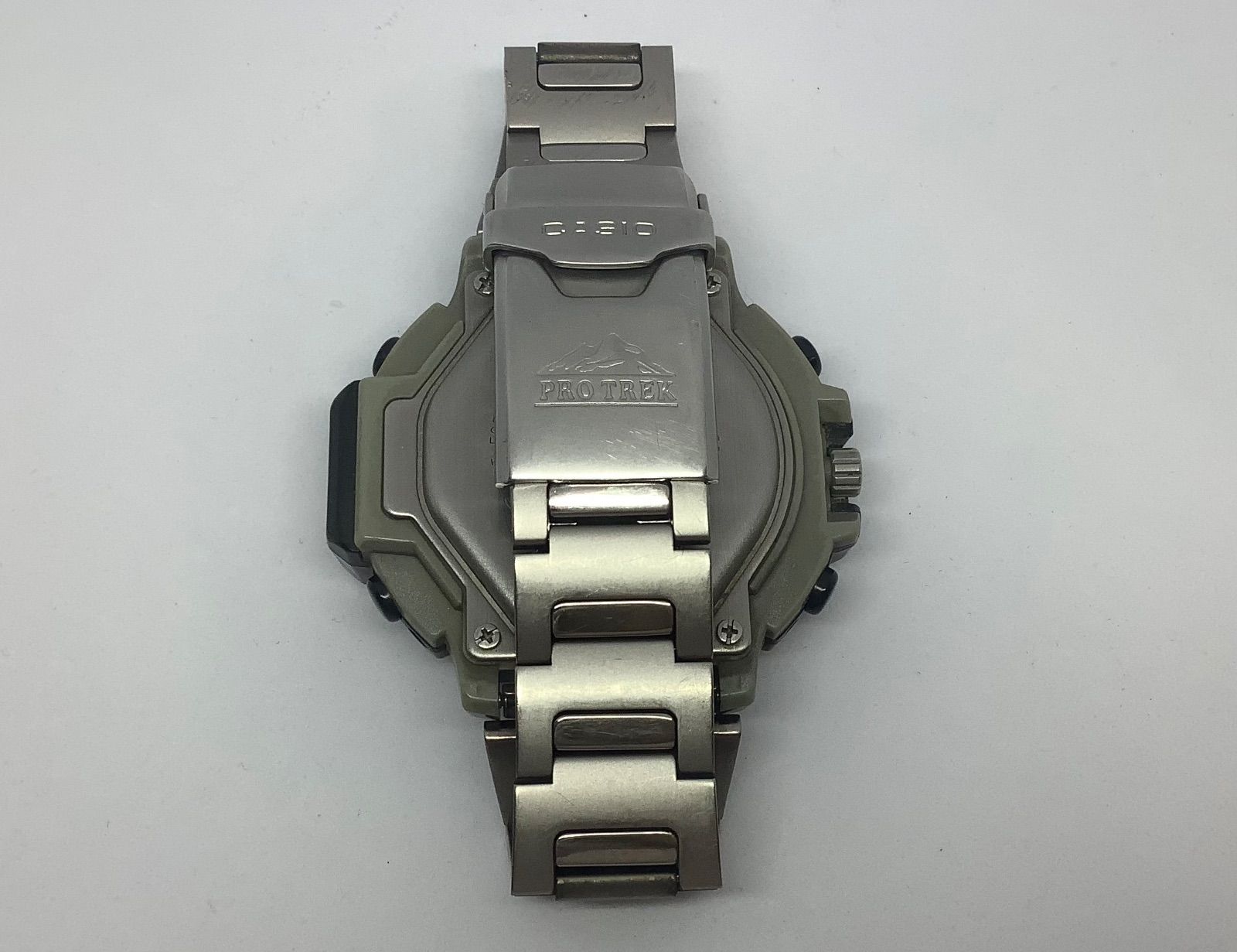CASIO カシオ プロトレック PRT-505 ツインセンサー ラウンド クォーツ 