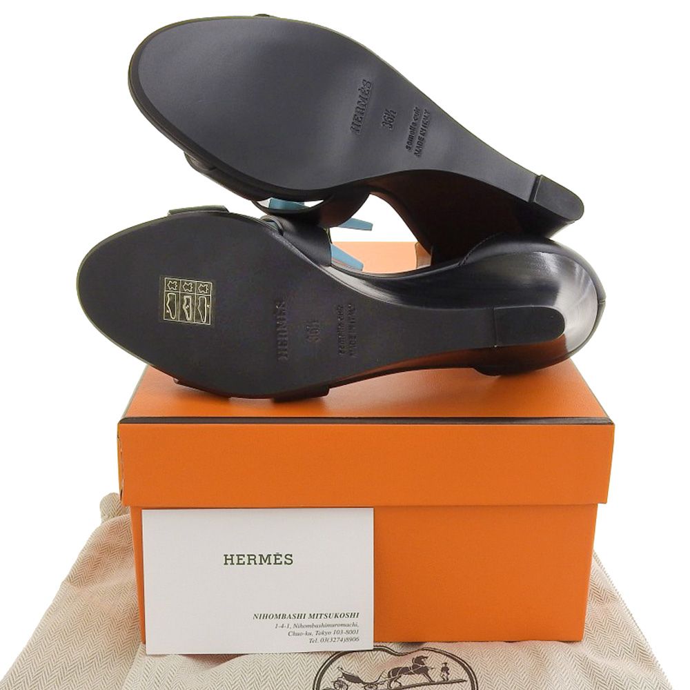 HERMES エルメス パンプス レザー ブラック 36サイズ 約23cm 楽天市場】エルメス パンプス アンタンポレル50 カーフレザー