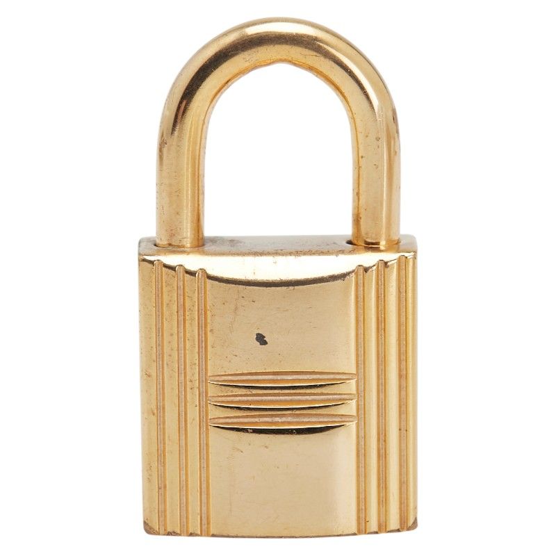 エルメス カデナ 南京錠 キー セット ゴールド メッキ レディース HERMES 1-0233046