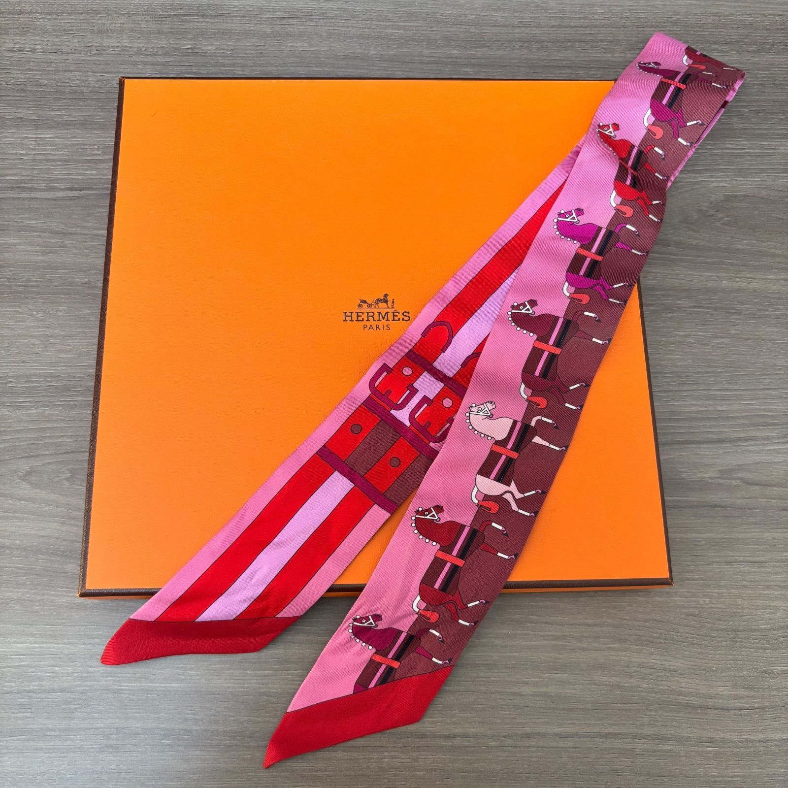 ▪️HERMES エルメス ツイリー シルク スカーフ Rocabar