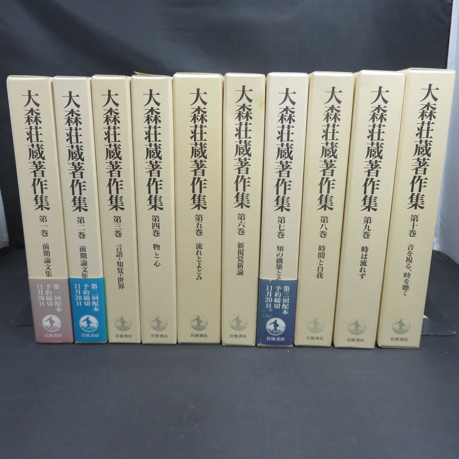 大森荘蔵著作集　全10巻セット　岩波書店 大森荘蔵著作集（岩波書店） 全10巻 –