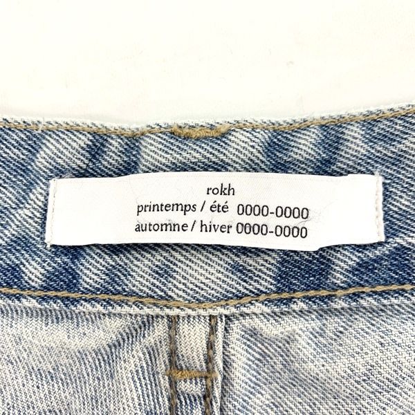 rokh ロク デニムパンツ ジーンズ ジーパン ボトム ストレート 