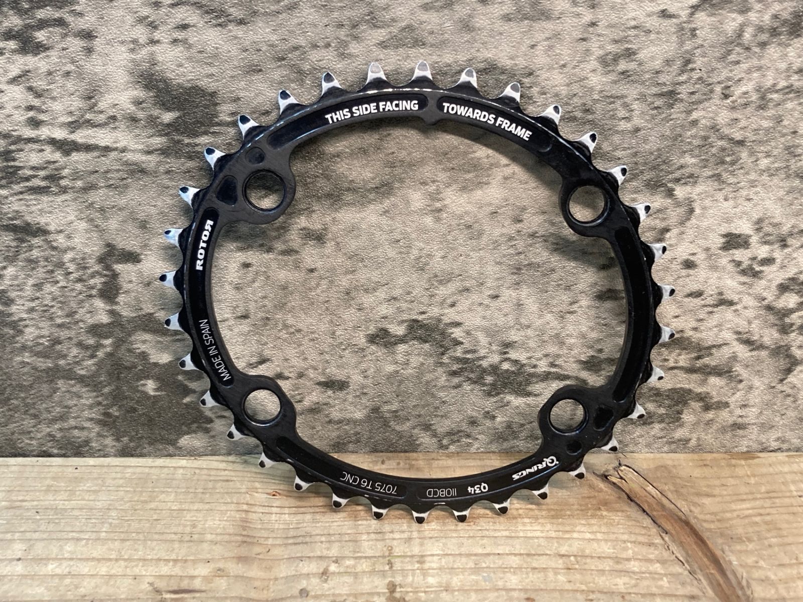 ローター チェーンリング JC862 ローター ROTOR Q-RINGS チェーンリング 34T BCD110mm 楕円 4