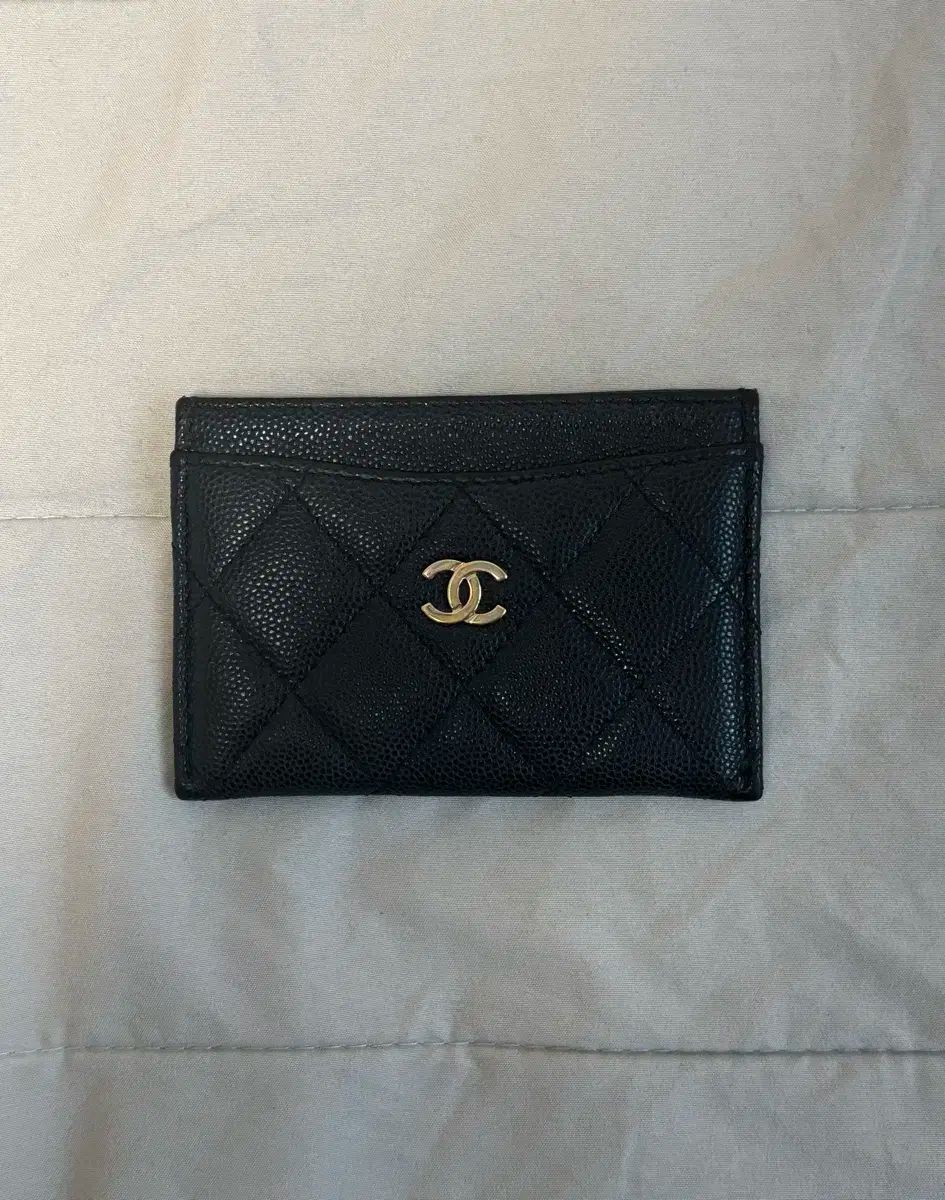 Chanel シャネル クラシック キャビア 金具 カードウォレット