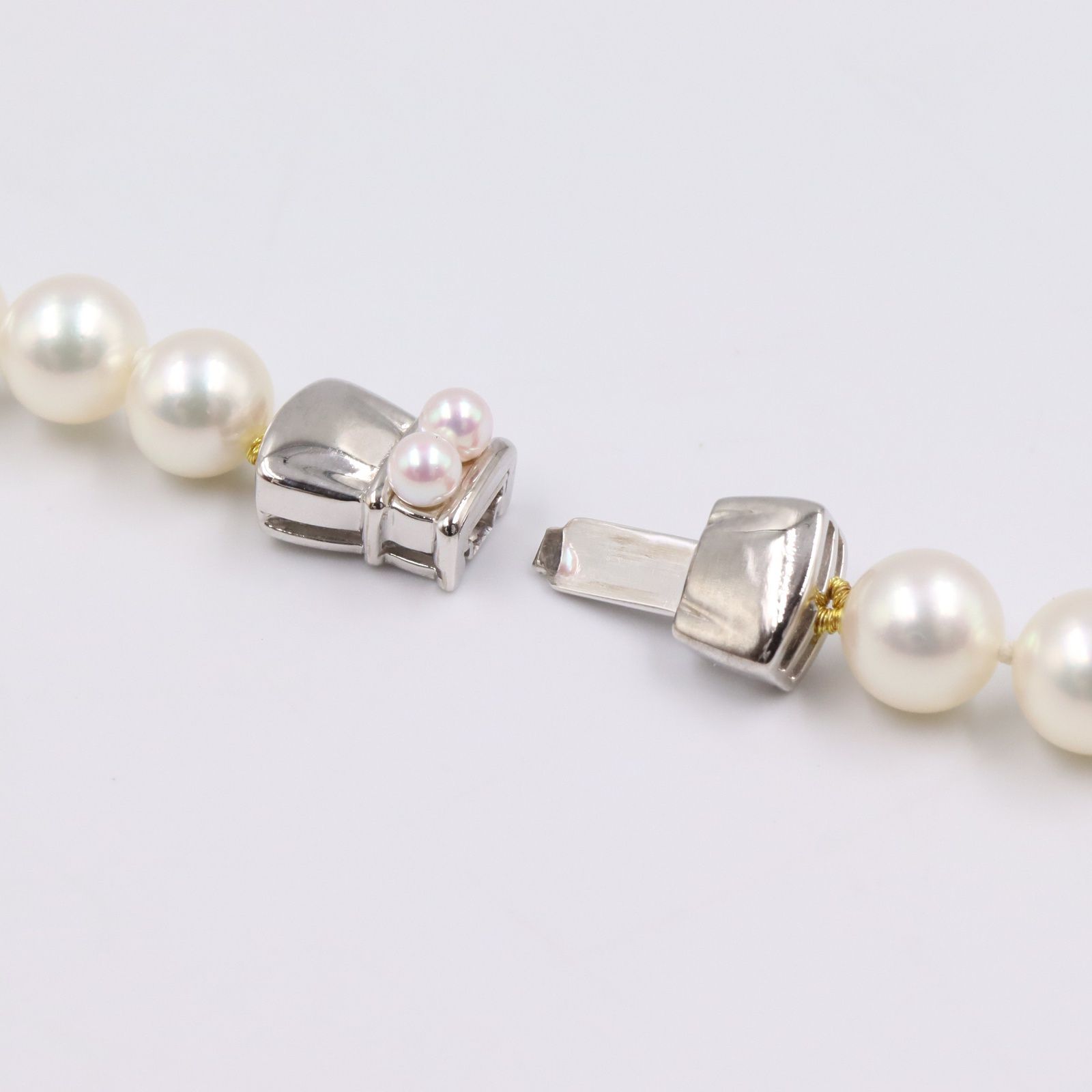 ミキモト MIKIMOTO ネックレス パール ネックレス 首回り43cm
