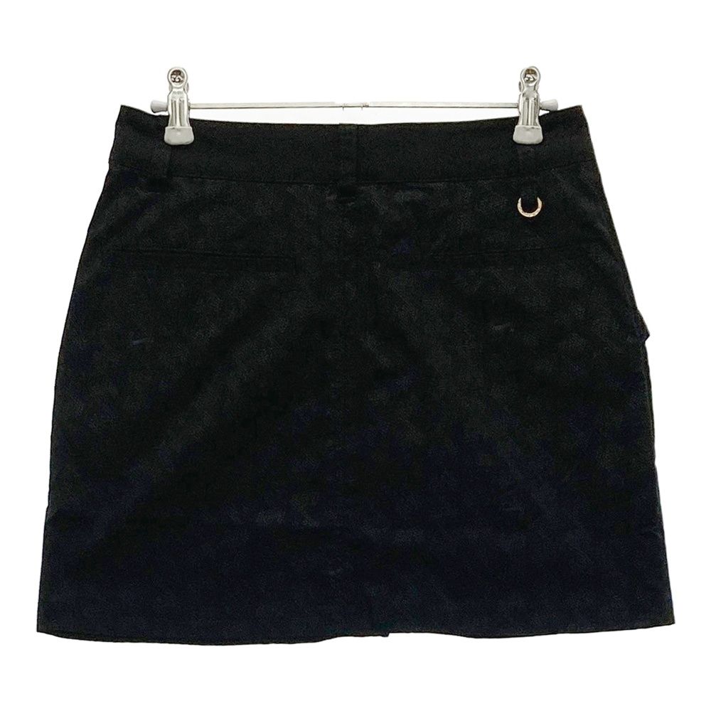 サイズ M RESURRECTION レザレクション スカート 総柄 ブラック系 240101443010 ゴルフウェア レディース ストスト