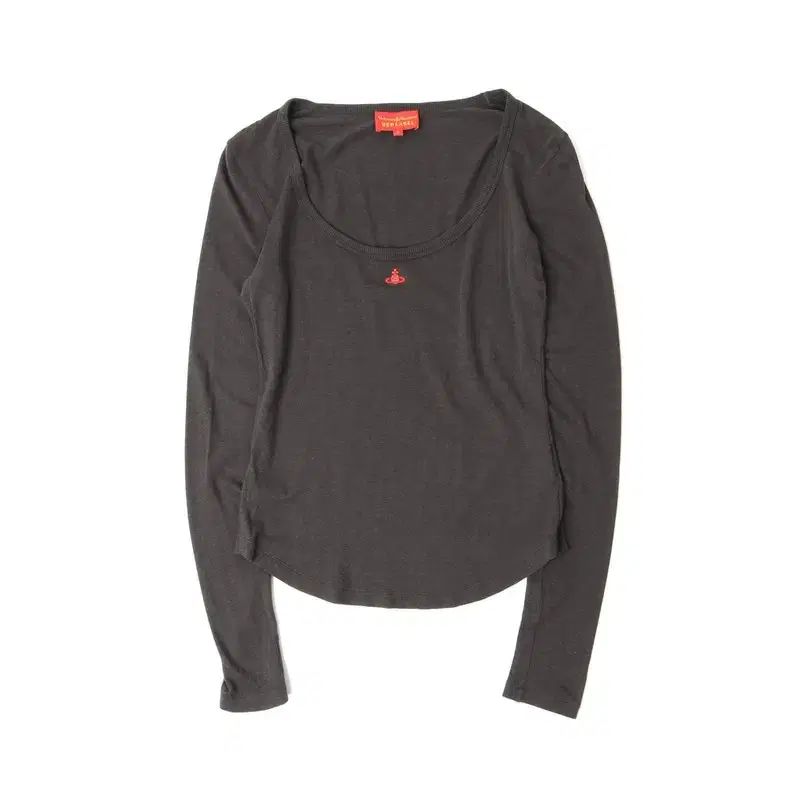 Vivienne Westwood ヴィヴィアン ウエストウッド レッドレーベル orb チャコール スリム 長袖 トップス