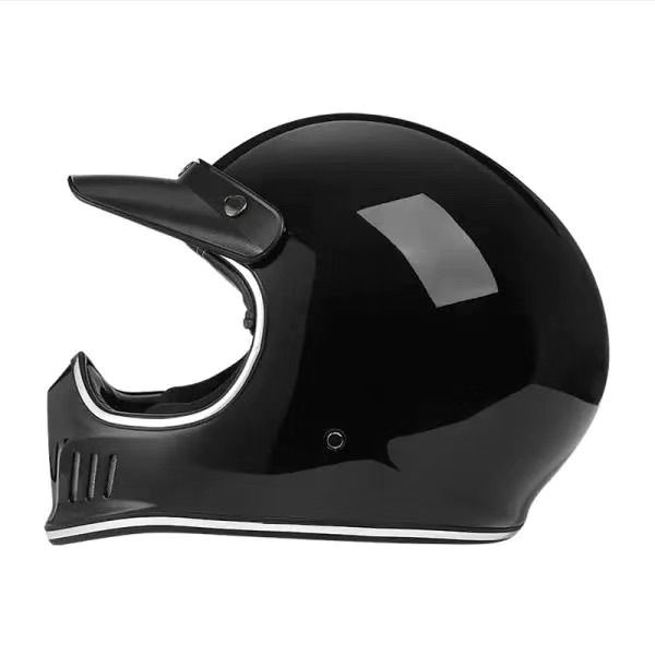 レトロ フルフェイスヘルメット｜DOT認証 防寒インナー 取り外し イヤーパッド付き 男女兼用 ゴーグルが付き