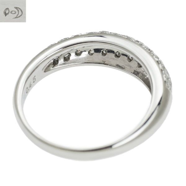 田崎真珠 Pt900 ダイヤモンド リング 0.45ct パヴェ - メルカリ 