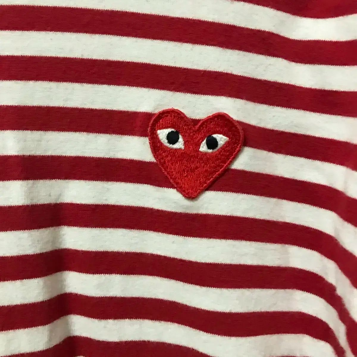 COMME des GARCONS コム デ ギャルソン ストライプ 長袖Tシャツ s 正規品