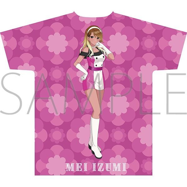 Tシャツ 和泉愛依 60’sレトロ フルグラフィックTシャツ フルカラー Lサイズ アイドルマスター シャイニーカラーズ 6th Anniversary 60’sレトロフェア アパレル