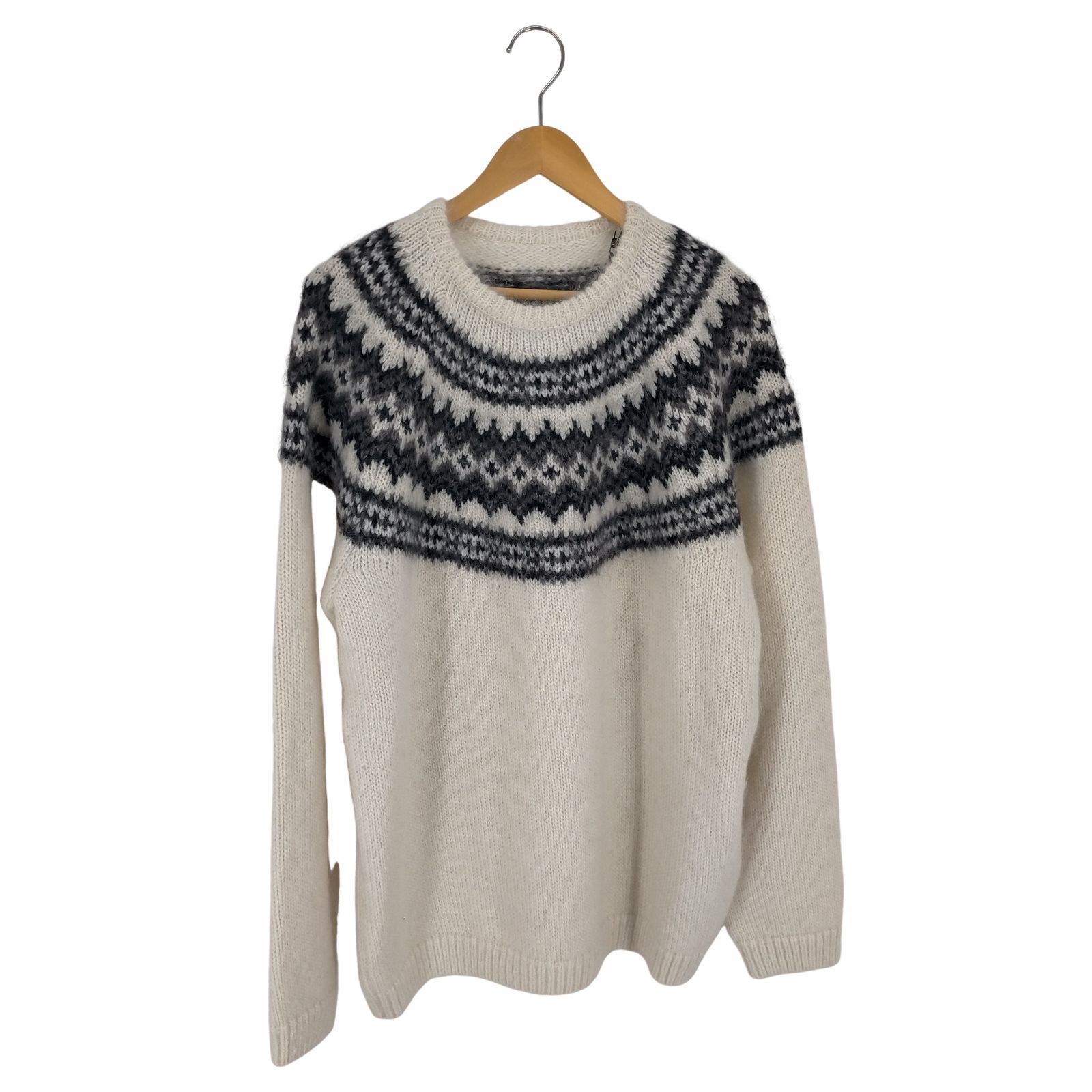 トップス 23AW MOHAIR NORDIC CREWNECK KNIT 23AW MOHAIR NORDIC