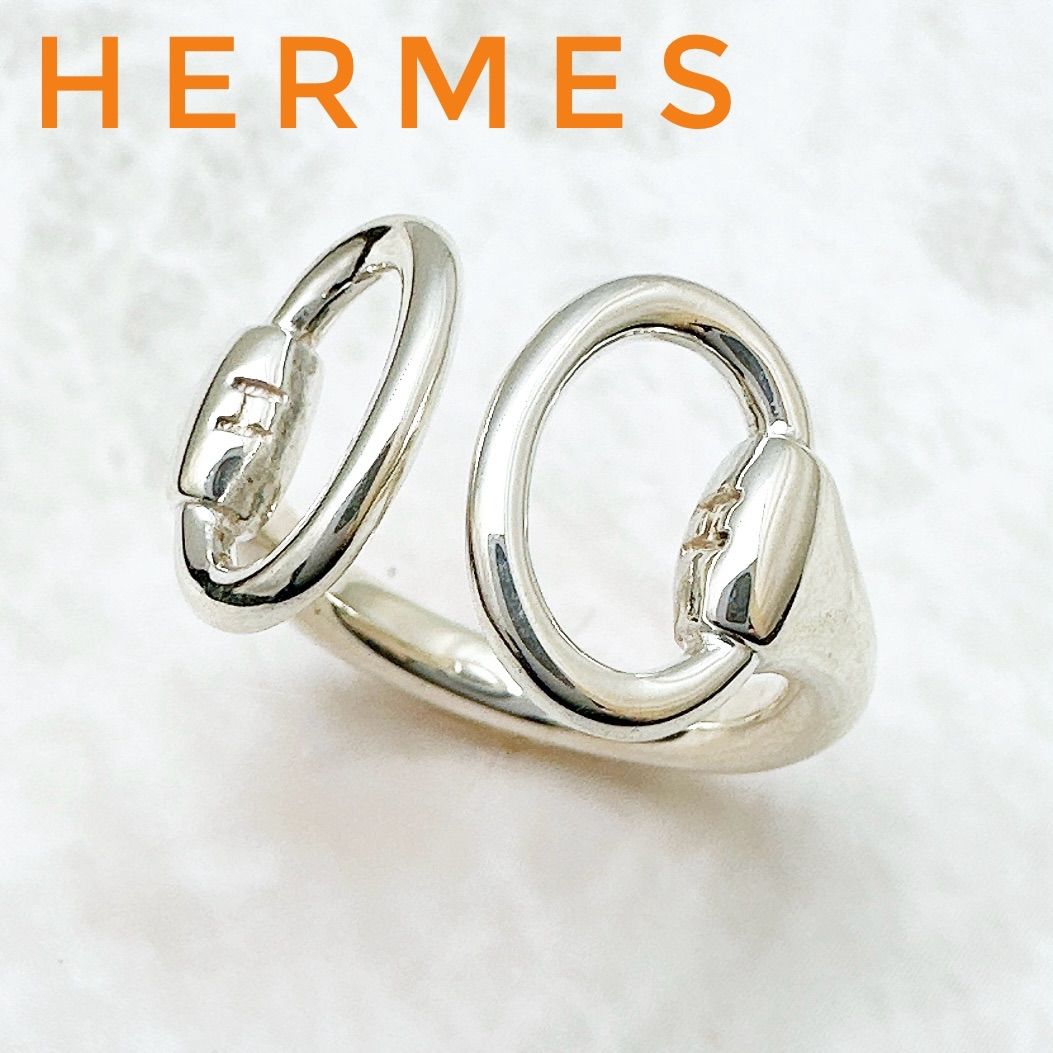 人気🌟HERMÈS ナウシカ シルバー リング 約11-12号 U - メルカリ