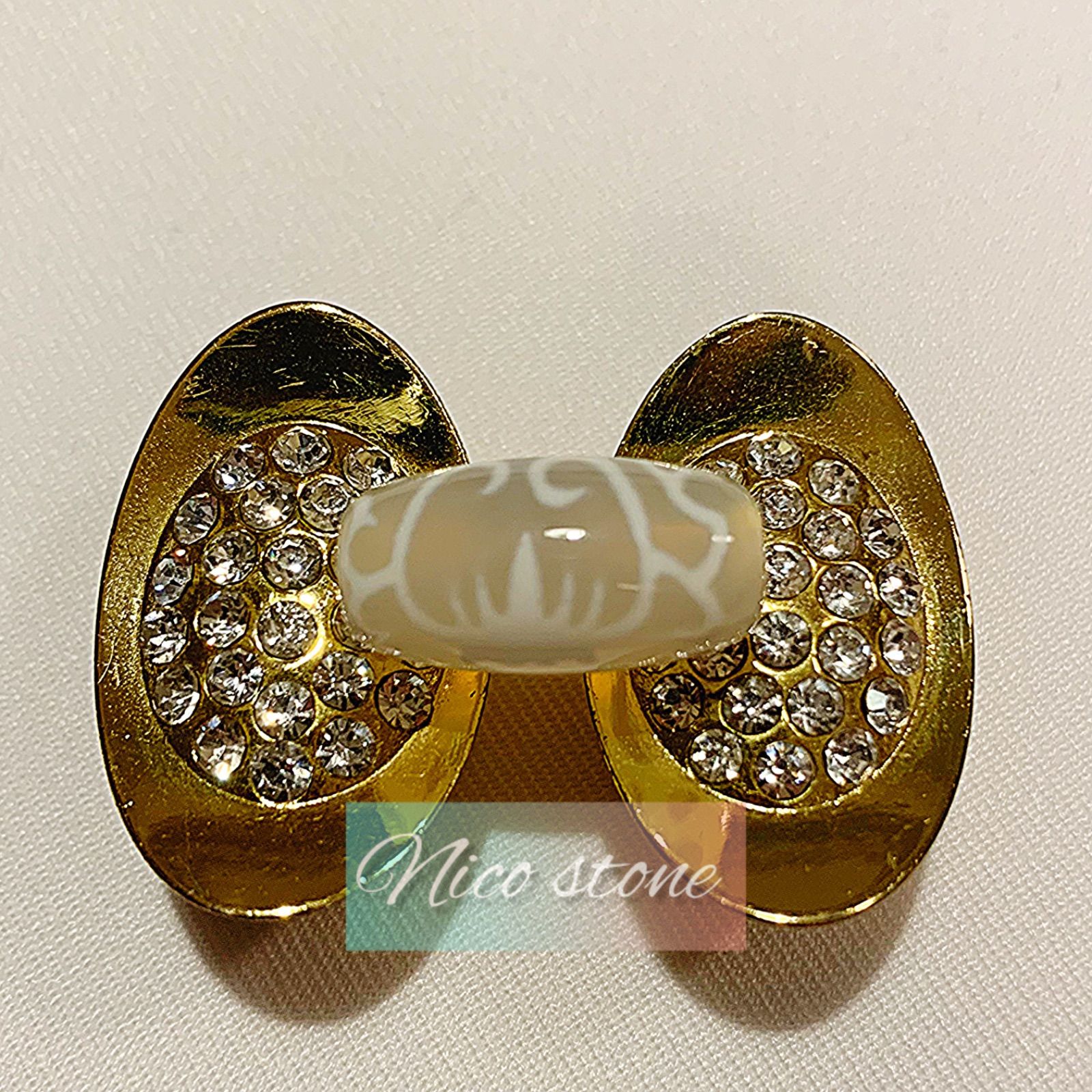 最高品質　玉髄　如意蓮花天珠　9-53 蓮花天珠 最高品質 玉髄 如意蓮花天珠 9-53 最高品質 玉髄 如意