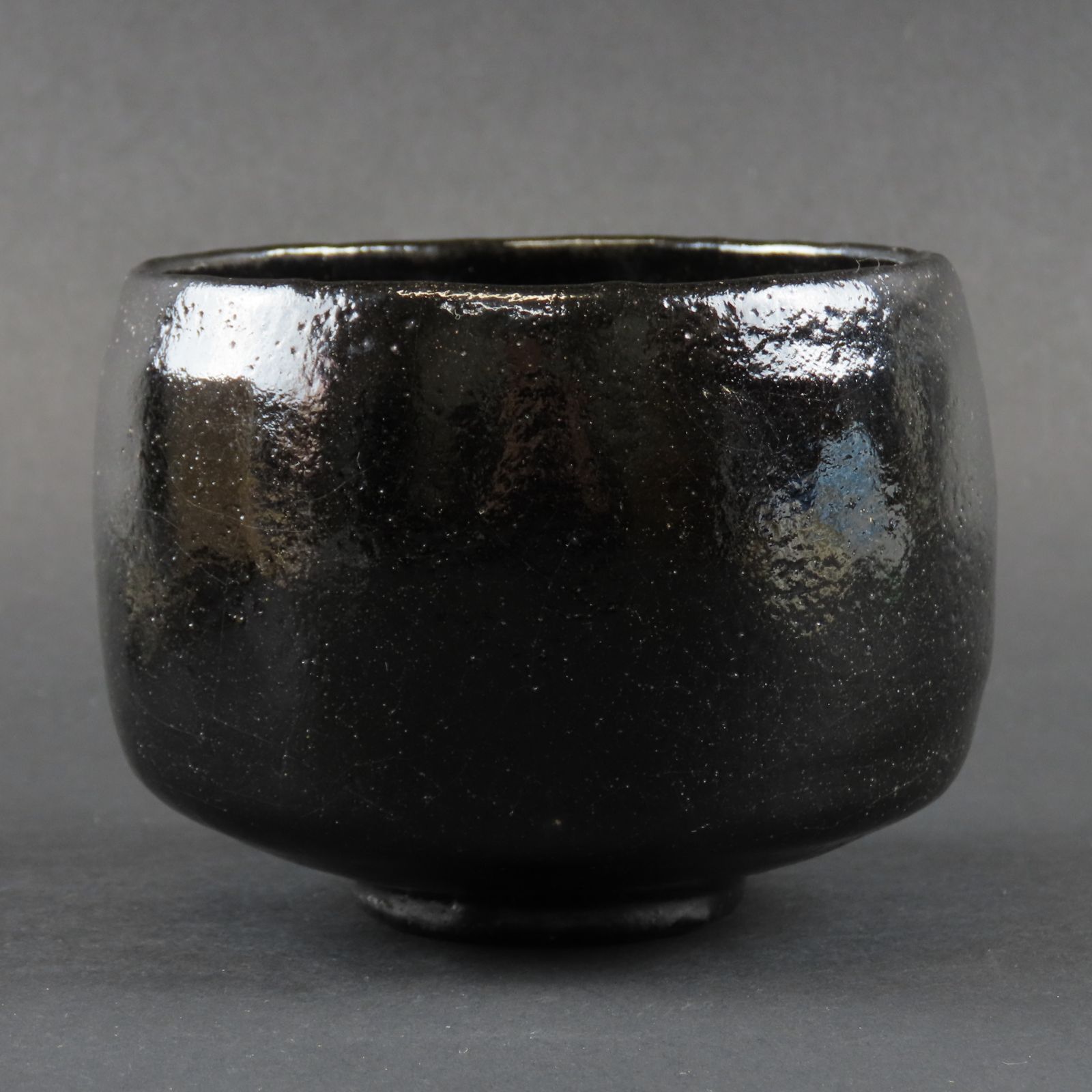 佐々木昭楽作 楽焼 長次郎写 利休七種茶碗 共箱 茶道具