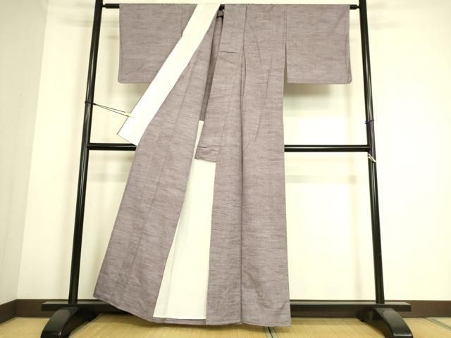 平和屋着物▽男性 紬 単衣 霞文 正絹 逸品 DAAS0335az 平和屋着物 