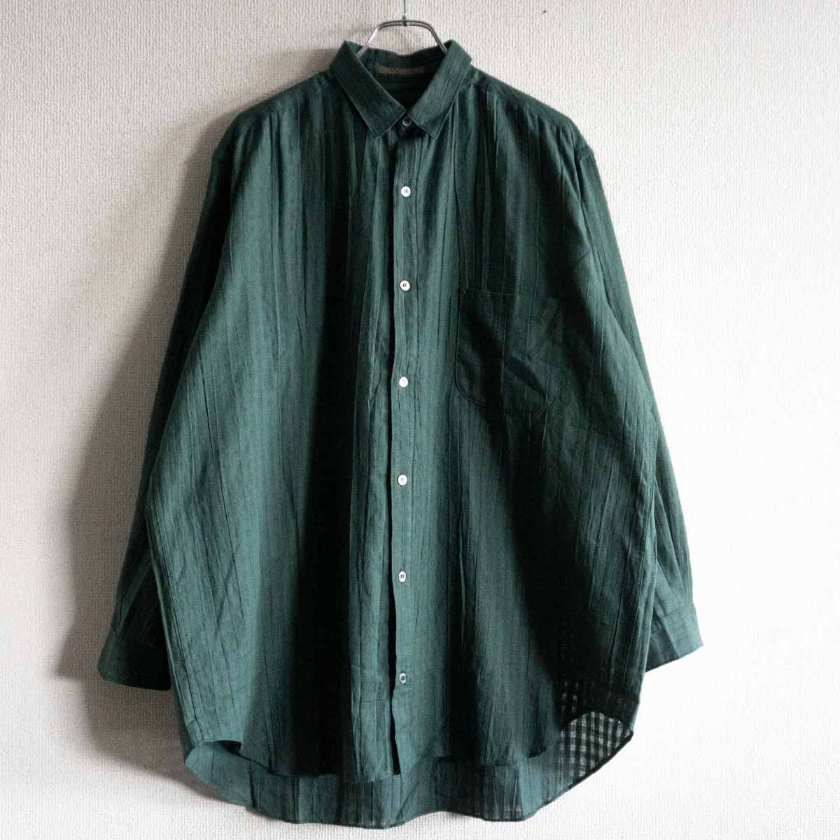 00s Y's for men ワイズフォーメン プルオーバーコットンシャツ