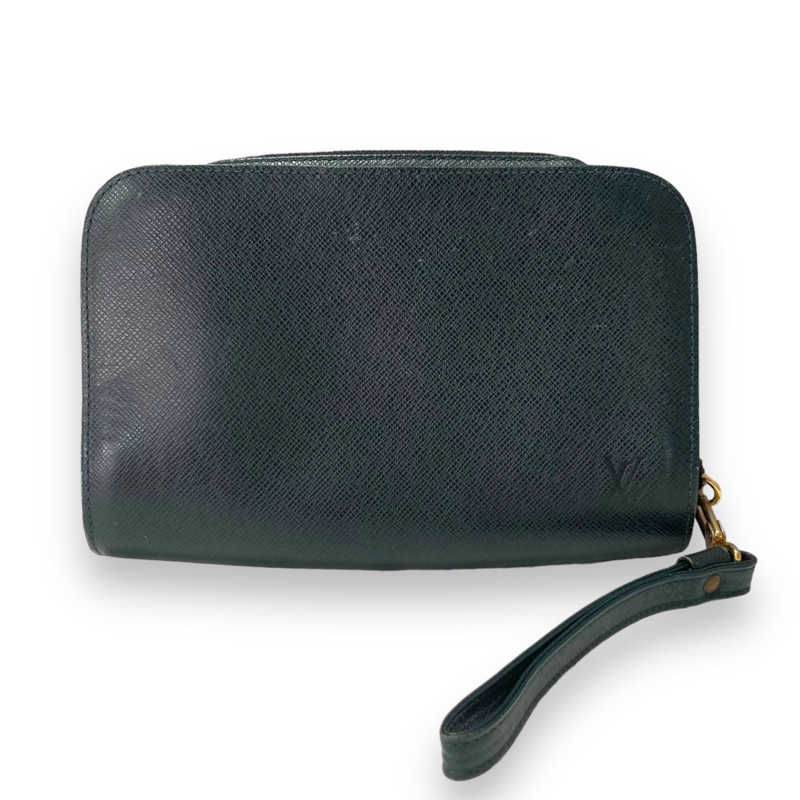LOUIS VUITTON (ルイヴィトン) タイガ バイカル セカンドバッグ クラッチバッグ  VI0957 ダメージ/内ポケット劣化有  M30184  グリーン