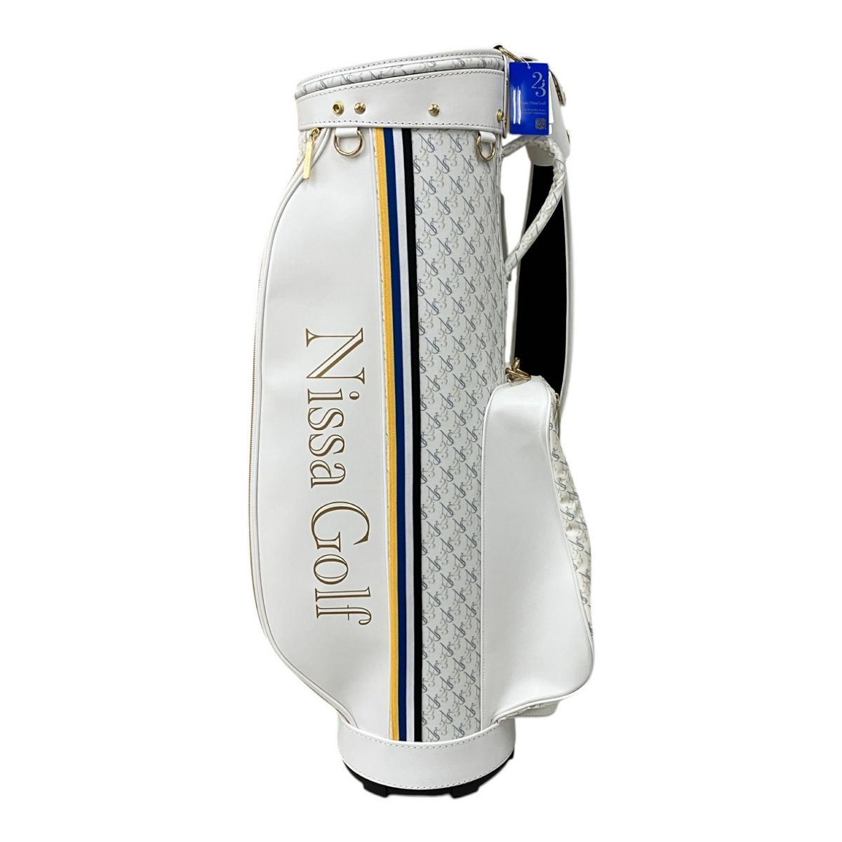 2025年新作アイテム登場。 NS23 par Nissa Golf 23201501 モノグラムカートタイプキャディバッグ 8.5インチ ホワイト ゴルフバッグ ♥ M10354718 【安い通販】