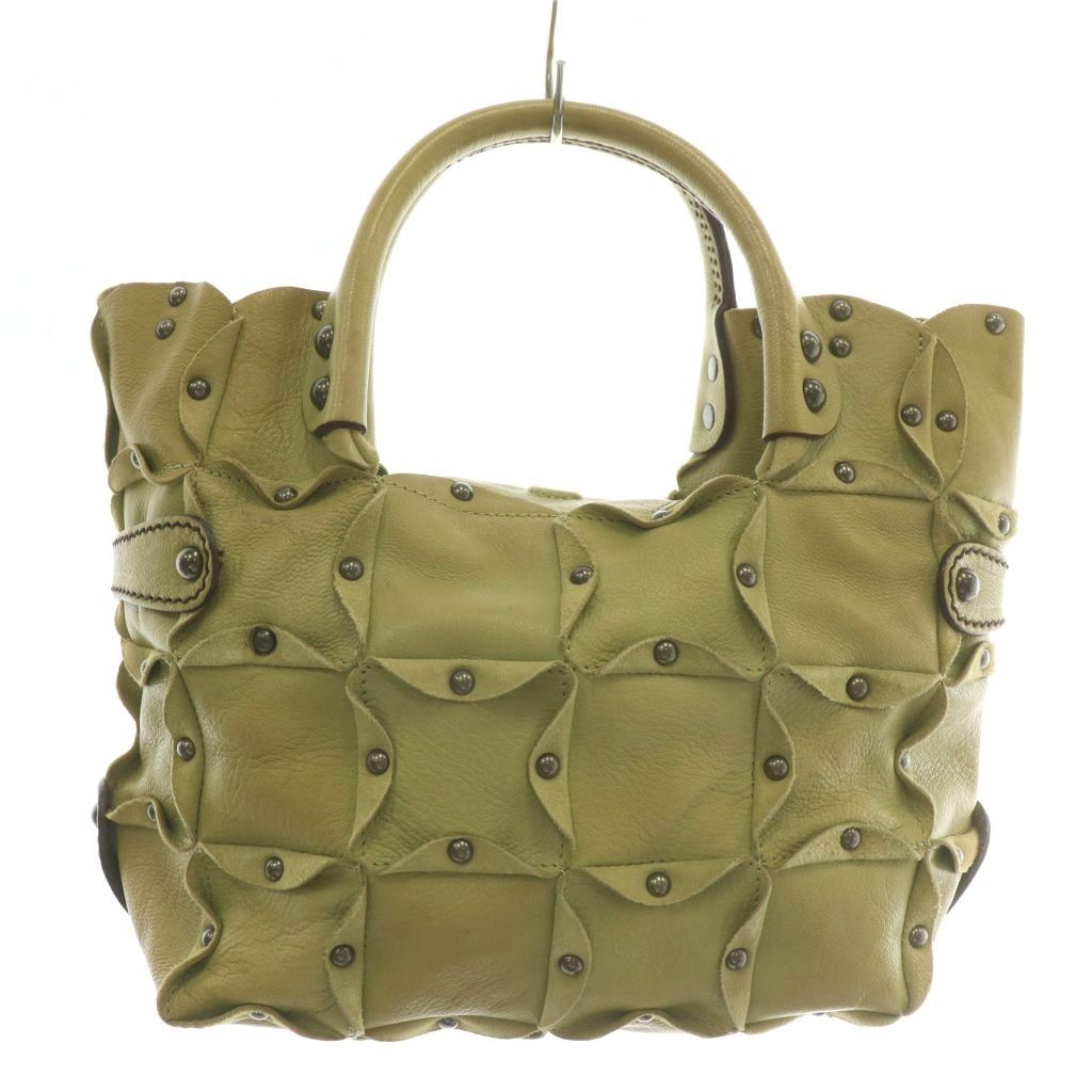 Jamin Puech ジャマンピュエッシュ スタッズ レザー ショルダーバッグ ほぼ未使用】JAMIN PUECH レザーショルダーバッグ - メルカリ