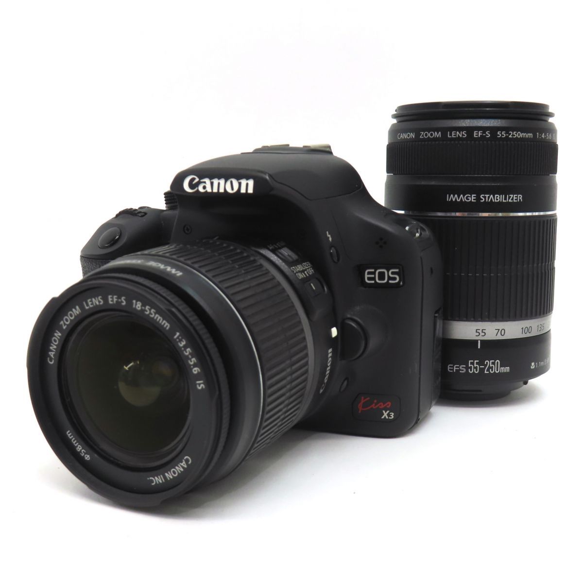 キヤノン Canon EOS Kiss X3 ダブルズームキット 一眼レフ 【公式通販】