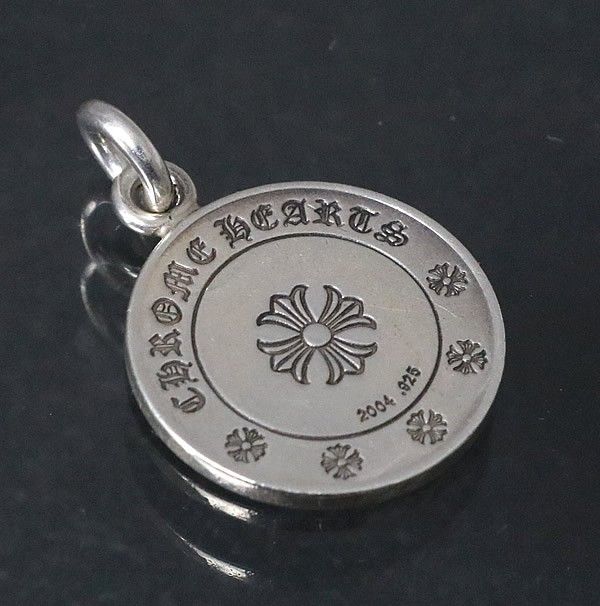 クロムハーツ エンジェルメダルチャーム パヴェ ダイヤ シルバー CHROME HEARTS クロムハーツ（原本無） GALF購入証明書付属 CHRM