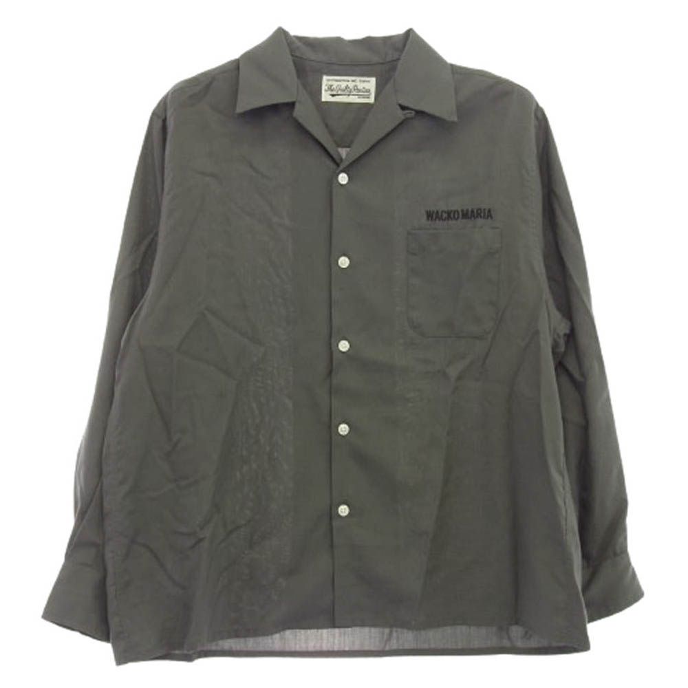 Wackomaria 50’sシャツ　白　長袖 WACKOMARIA《ワコマリア》50'S SHIRT S/S(TYPE-2)(24SS-WMS-OC05