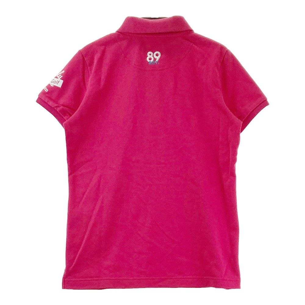 サイズ：0 PEARLY GATES パーリーゲイツ 半袖ポロシャツ ロゴ刺繍