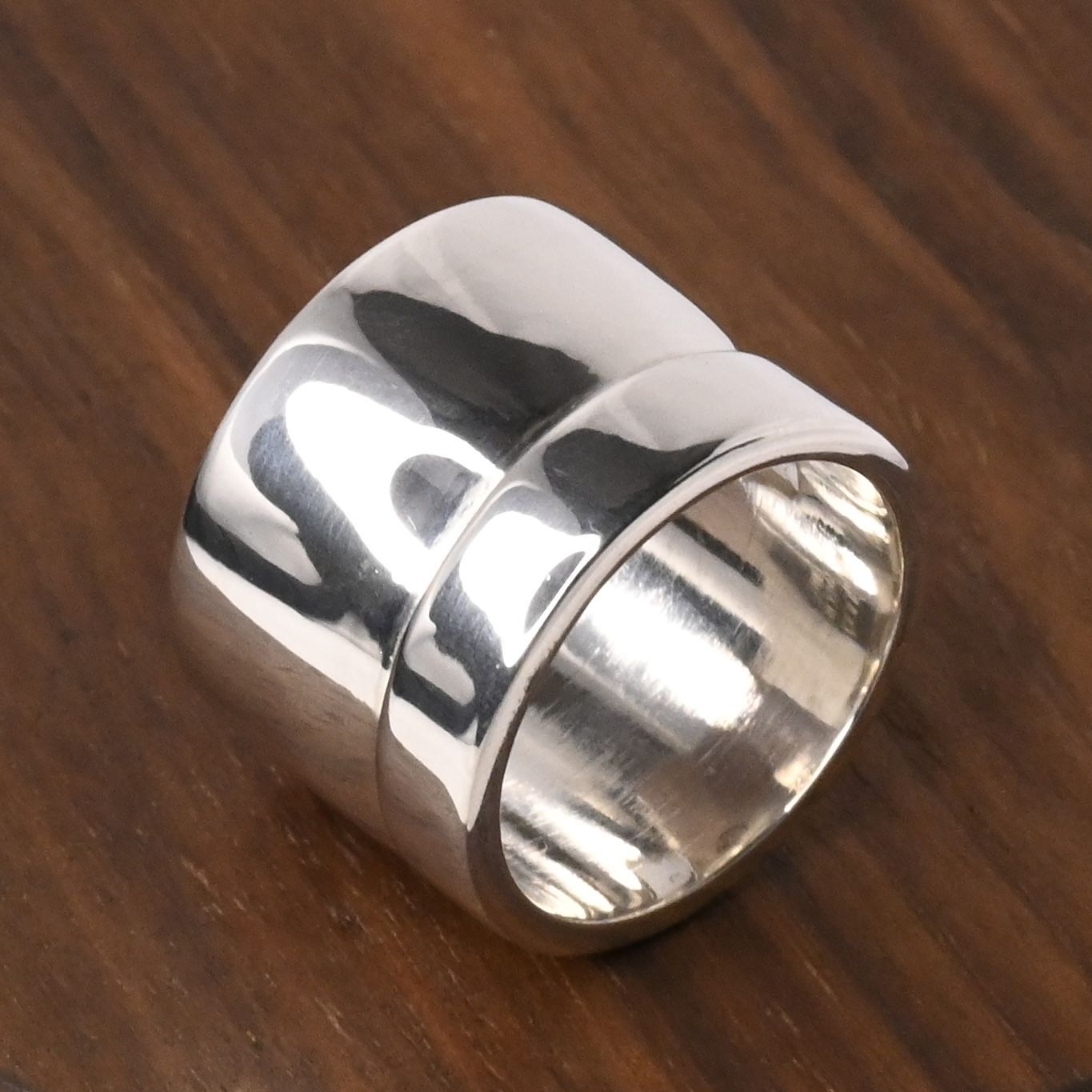 研磨済】美品 90's オールドグッチ GUCCI HEAVY BAND G RING