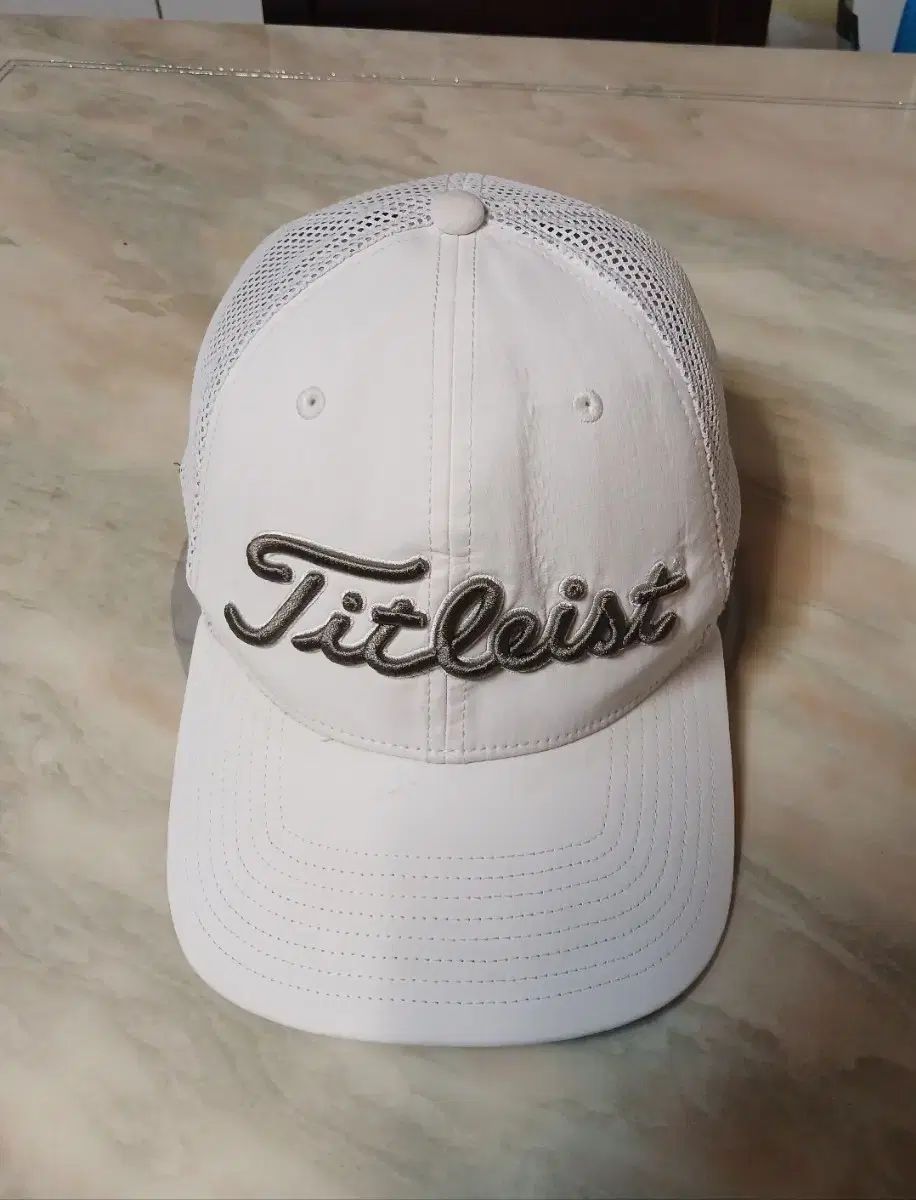 Titleist タイトリスト ホワイトデニム地 キャップ 帽子 ユニセックス