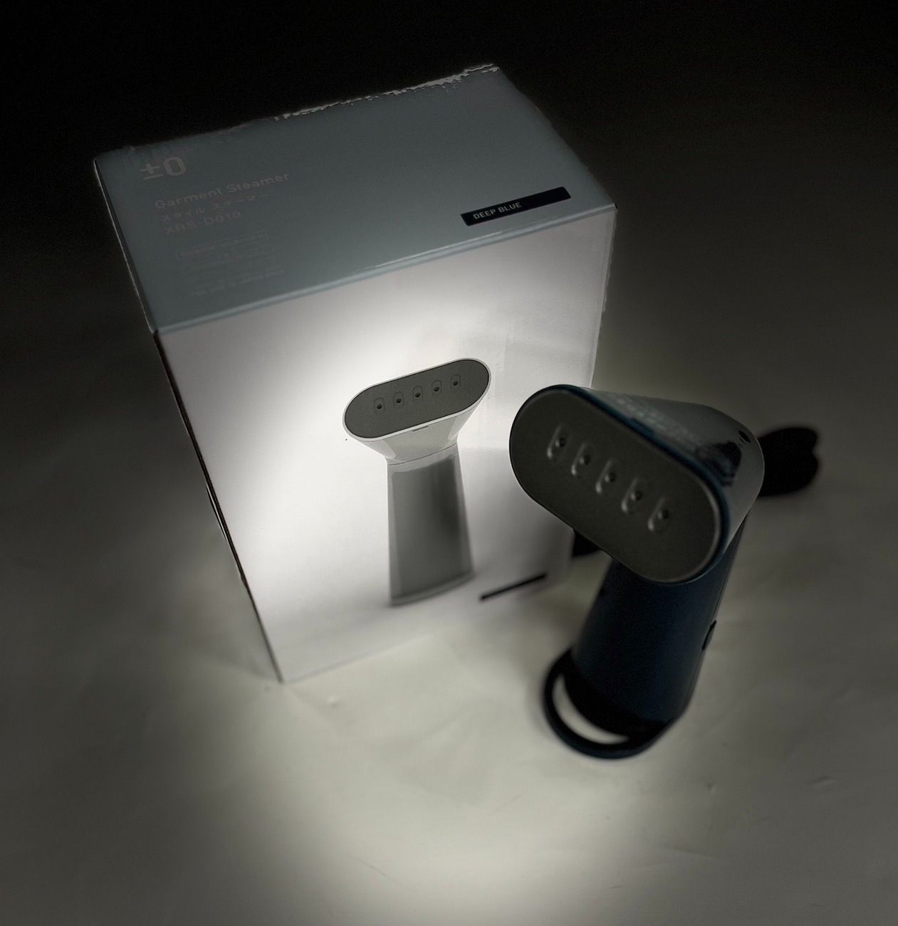 ±0 プラスマイナスゼロ ハンガースチーマー スタイルスチーマー ディープブルー