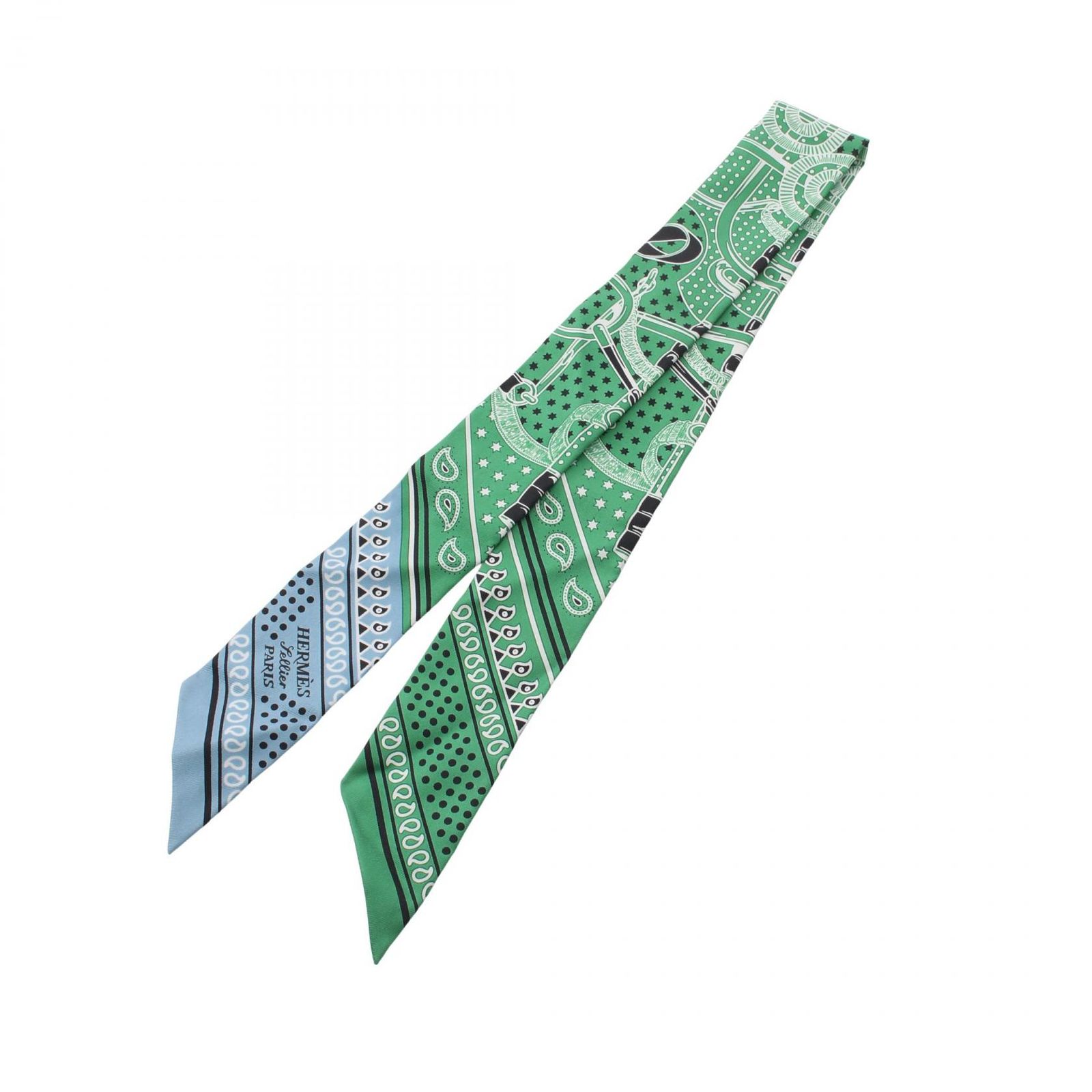 エルメス HERMES スカーフ ツイリー Eperon d'Or Bandana シルク エルメス HERMES スカーフ ツイリー Eperon d'Or Bandana シルク