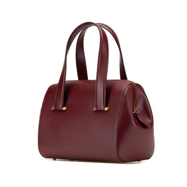 中古 カルティエ マストライン ハンドバッグ ミニボストンバッグ  