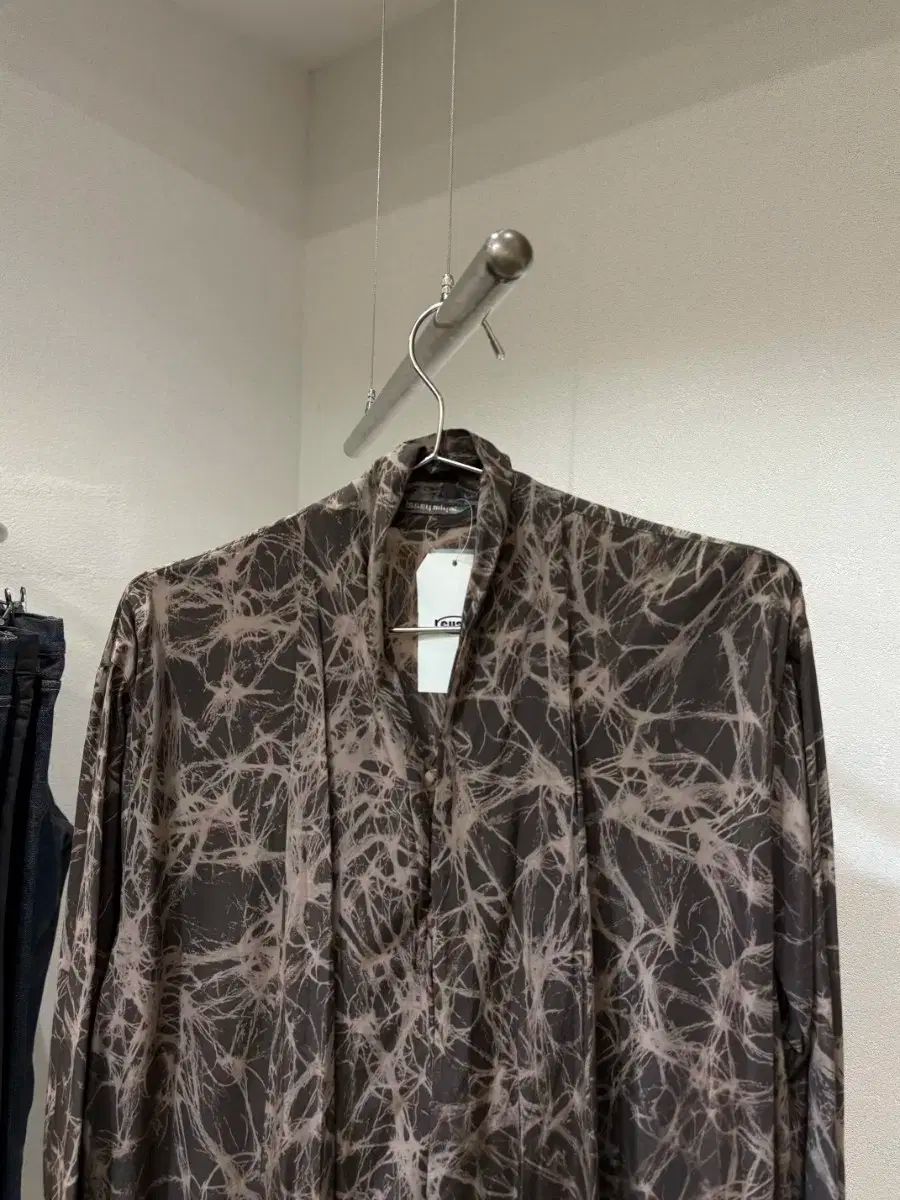 ISSEY MIYAKE イッセイミヤケ パターン ロング カーディガンシャツ