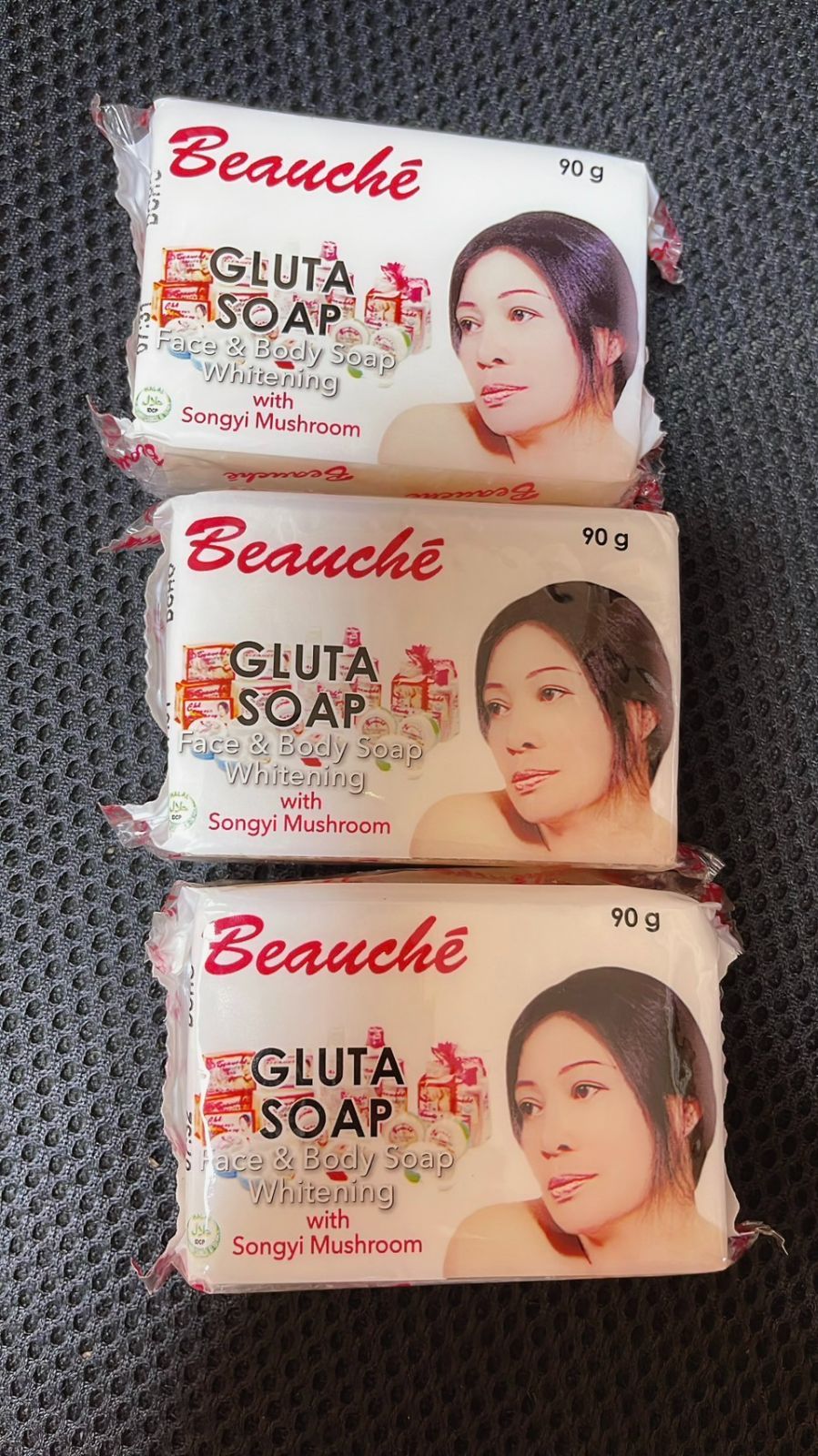 Beauche Whitening Gluta Soap 90g × 3P - メルカリ