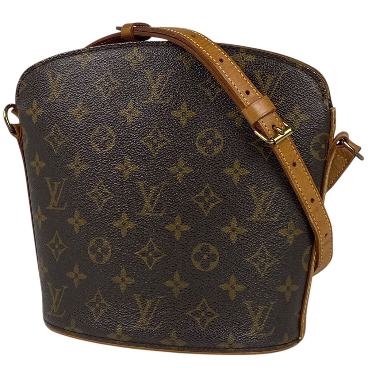 ルイ ヴィトン Louis Vuitton ドルーオ 斜め掛け ショルダーバッグ モノグラム ブラウン M51290 レディース