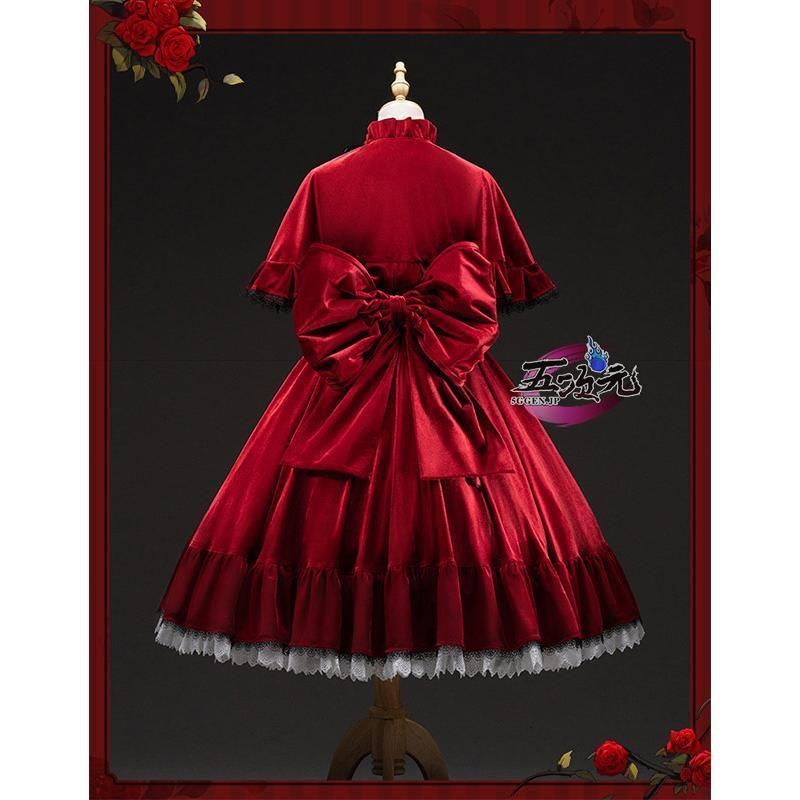猫屋小舗 ローゼンメイデン コスプレ 真紅 しんく 衣装 ウィッ グ 追加可