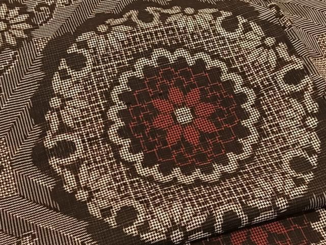 平和屋着物●本場大島紬　龍郷絣　正絹　逸品　BAAT0974yc 平和屋着物○本場大島紬 龍郷絣 正絹 逸品 BAAT0974yc - メルカリ