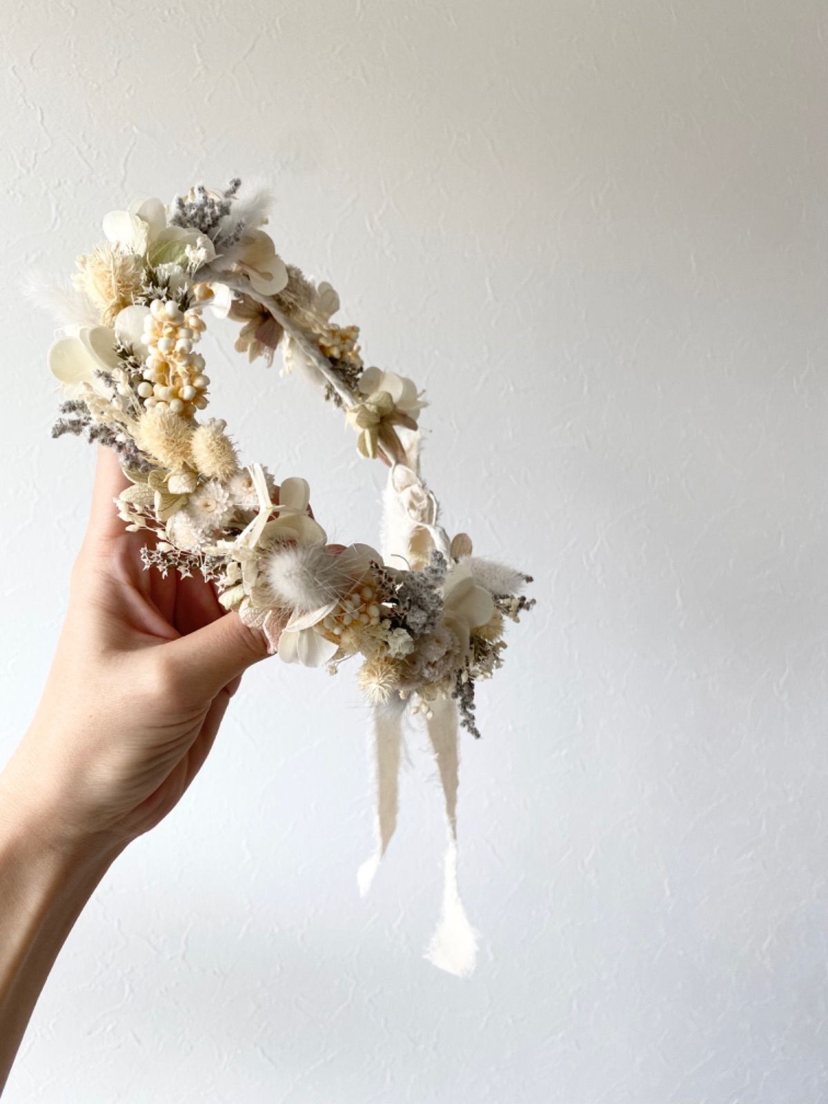 記念日を彩るドライフラワー プリザーブドフラワーの花冠 kids ver. 記念日を彩るドライフラワー プリザーブドフラワーの花冠 kids ver