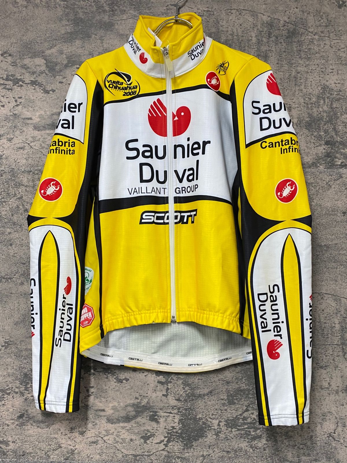 カステリ CASTELLI サイクルウエア メンズ L　裏起毛 CASTELLI 「カステリ」 Lサイズ メンズ サイクルジャケット