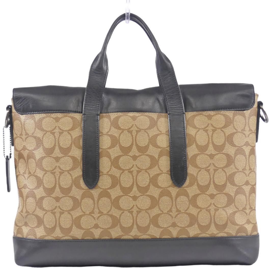 美品✨COACH✨コーチ✨F72528✨シグネチャー✨トートバッグ✨本革レザー COACH コーチ トートバッグ シグネチャー ウィンターロゴ ZIP