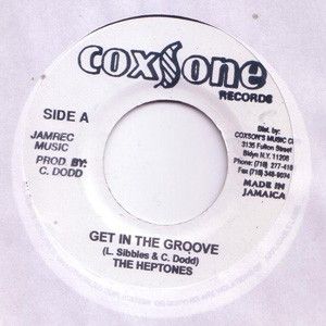 ジャマイカ7” Heptones Get In The Groove NONE Coxsone Records