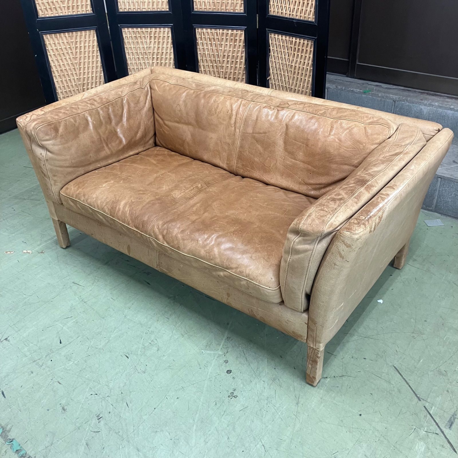 Vintage 60s オールドソファー限定値下げ ヴィンテージ ローソファ