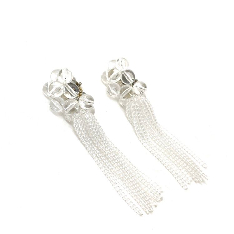 FUMIE=TANAKA フミエタナカ seed earring シード イヤリング クリア 