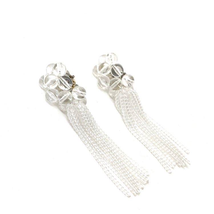 FUMIE=TANAKA フミエタナカ seed earring シード イヤリング クリア F23S-55 - メルカリ