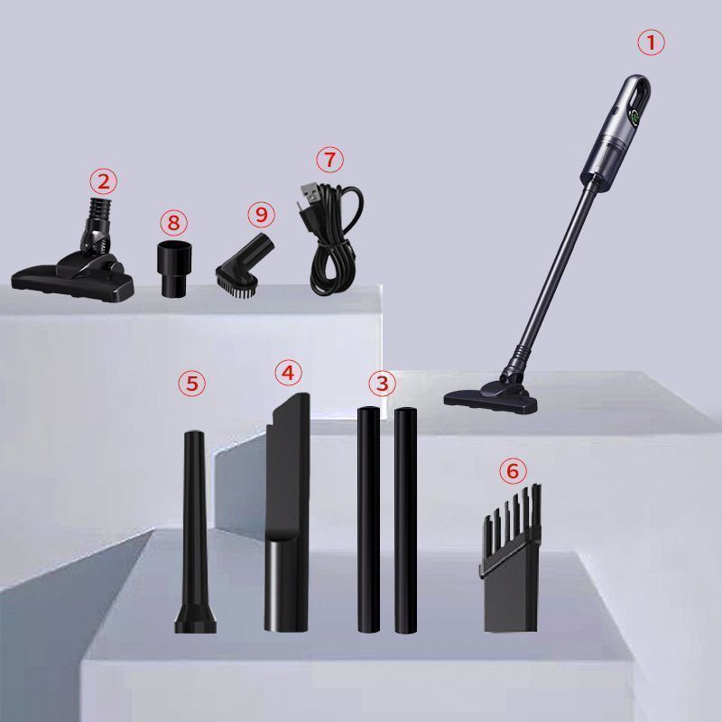 掃除機 コードレス 充電式 強力吸引 サイクロン式 45000 Pa 軽量ハンディ掃除機 USB-TypeC充電式 スティック 一人暮らし 省エネ 女性